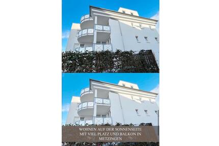 3,5 Zimmer Wohnung mit balkon 2 Stellplätzen und keller - Metzingen