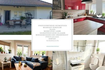 provisionsfreier neuwertiger Walmdach Bungalow - Hof