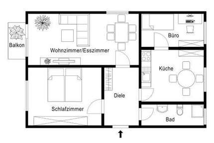 Wohnung zum Mieten in Solingen 600,00 € 60 m²