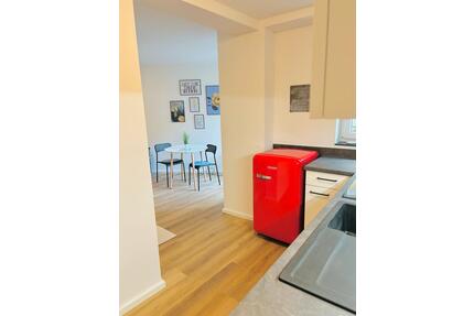 Möblierte neue 2-Zi Whg, EBK, Möbel, WaMa, Geschirr u. mehr - Pforzheim Dillweißenstein