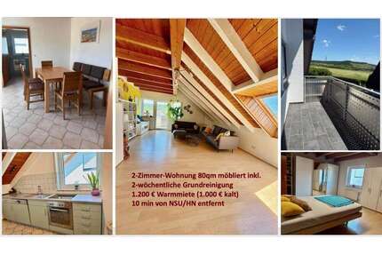 Wohnung zum Mieten in Eberstadt 1.000,00 € 80 m²