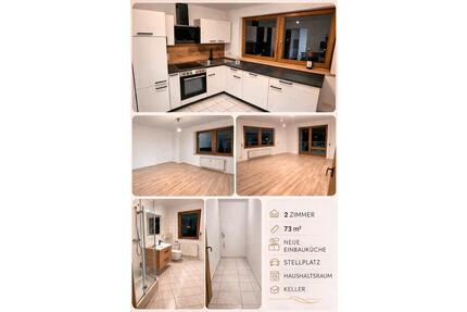 Moderniesierte Wohnung 73m2, 2 Zimmer, Stellplatz, großer Balkon - Schwörstadt