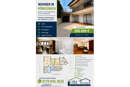 Wohnung zum Kaufen in Neustadt an der Weinstraße-Königsbach 298.000,00 € 101 m²