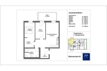 Wohnung zum Mieten in Aschaffenburg 1.170,00 € 78 m²