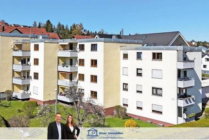 Modernisiert und bezugsfertig - gepflegte 3-Zimmer-Wohnung mit Balkon und Garage - Bitz