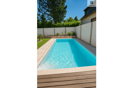 Familienfreundliches Einfamilienhaus mit Pool, separatem Apartment und Energieeffizienzklasse A+ - Wermelskirchen Dabringhausen