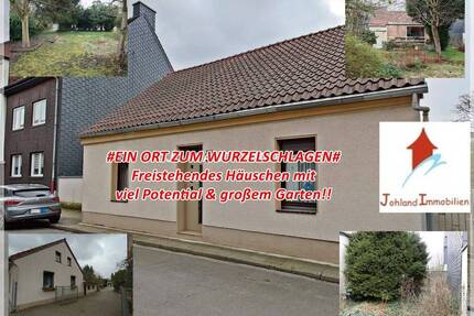 #EIN ORT ZUM WURZELSCHLAGEN# Freistehendes Häuschen mit viel Potential & großem Garten!! - Oberhausen Stadtmitte
