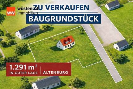 Sofort bauen! Grundstück mit genehmigtem Doppelhaus & MFH-Perspektive - Altenburg