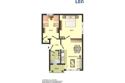 Wohnung zum Mieten in Siegburg 517,00 € 50.94 m²