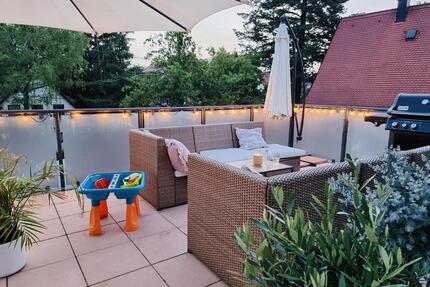 4 Zimmer Penthouse-Wohnung mit großer Dachterrasse im schönen Obermenzing - München Pasing-Obermenzing