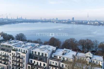 + Wo die Alster zum täglichen Begleiter wird - Penthouse mit Alsterblick + - Hamburg Uhlenhorst