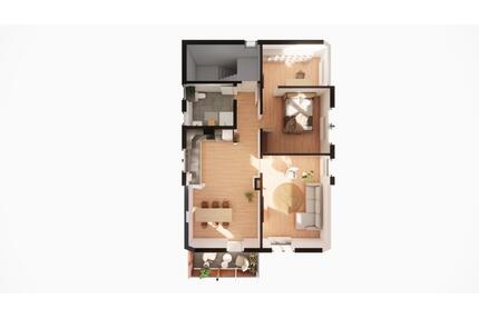 3,5-Zimmer-Wohnung in Tannhausen mit Balkon & Ausblick - Aulendorf