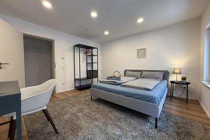 Liebevoll möblierte, sanierte 1-Zimmer-Wohnung mit großem Balkon - Nürnberg Gärten bei Wöhrd