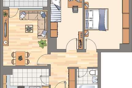 Wohnung zum Mieten in Dortmund 533,00 € 67 m²