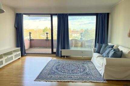 VOLLMÖBLIERTE 2-ZIMMER-WOHNUNG! Lichtdurchflutete Wohnung mit Balkon, Aufzug und TG-Stellplatz - Mörfelden-Walldorf