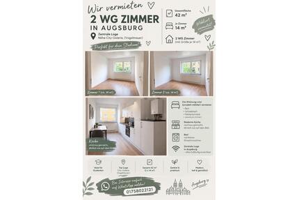 2er WG Top Lage Jacoberwall - 749,00&nbsp;EUR Kaltmiete, ca.&nbsp; 21,00&nbsp;m&sup2; in Augsburg (PLZ: 86152) Innenstadt