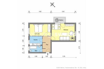 Wohnungsswap - 2 Zimmer, 54 m² - Holzmindener Straße, Neukölln, Berlin