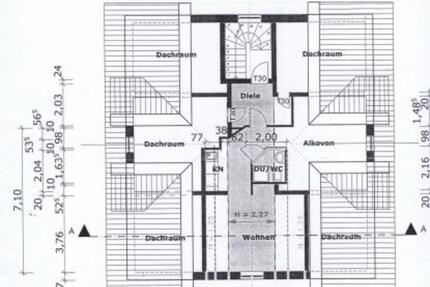 KEMPTEN, zentral nähe Forum - kl. DG Wohnung mit Schlafnische - Buchenberg
