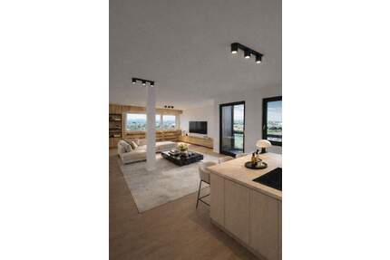 Wohnen mit Horizont - Traumhafter Blick über Rhein und Strassbourg - Kehl