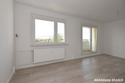 Zwei Balkone mit Ausblick - 395,00&nbsp;EUR Kaltmiete, ca.&nbsp; 63,11&nbsp;m&sup2; in Halle (Saale) (PLZ: 06132) Silberhöhe