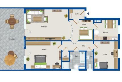 Wunderschöne 3,5 Zimmer Wohnung in Top Lage von Schnaittach