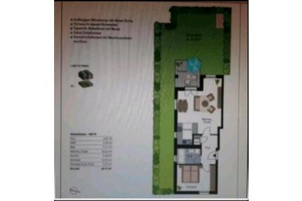 2 Zimmer EG Eigentumswohnung 60qm mit 95qm Garten - Fürth Südstadt