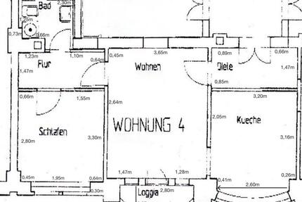2- Raum Wohnung mit Loggia in guter Lage - Freital