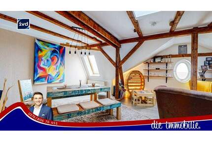 ***charmante, vollmöblierte und sanierte Dachgeschosswohnung in Cracau mit Domblick - perfekt für Eigennutzer*** - Magdeburg / Cracau