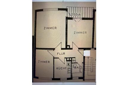 Schön geschnittene 3 Zimmer Wohnung mit Balkon in Gartenstadt - Ludwigshafen am Rhein Rheingönheim