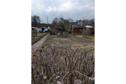 Kleingarten, Pachtgarte mit Laube Flöha