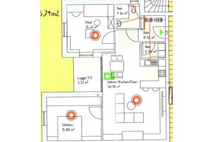 Neubau Wohnung 3 Zimmer 85.74 qm mit Einbauküche - Bad Lippspringe