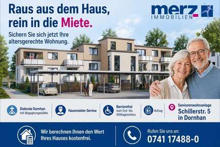 Wohnung zum Mieten in Dornhan 740,00 € 54.6 m²