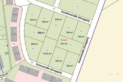 Grundstück zu verkaufen in Greppin 71.060,00 € 748 m²