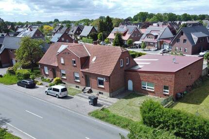 Vermietetes Doppelhaus mit Halle, Garagen & Lackierkammer - Ochtrup