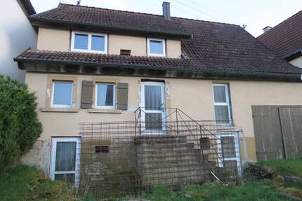 Top Preis - Rohbau - Einfamilienhaus mit Scheune zentral in Wallhausen - Hengstfeld zu verkaufen