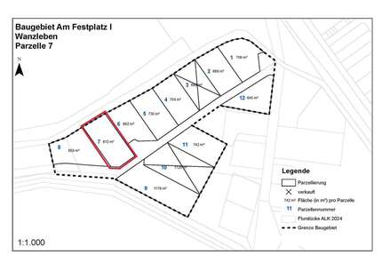 Grundstück zu verkaufen in Wanzleben-Börde 130.080,00 € 813 m²