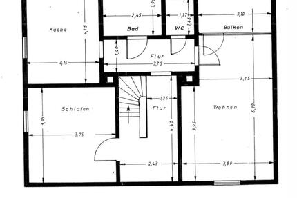 Dachgeschosswohnung Remscheid Süd 70m2 Kaltmiete 480€