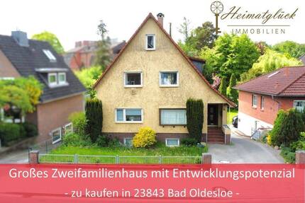 Großes Zweifamilienhaus mit Entwicklungspotenzial - zu kaufen in 23843 Bad Oldesloe -
