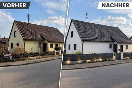 Ein- oder Zweifamilienhaus als Sanierungsobjekt oder Neubauchance auf 894m² Grundstück - Dinkelscherben