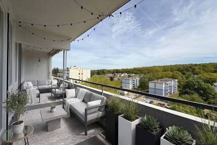 Kernsanierte 2-Zimmer-Wohnung mit Balkon und Blick über den Pfälzer Wald - Kaiserslautern Innenstadt