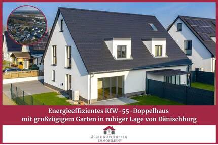 Energieeffizientes KfW-55-Doppelhaus mit großzügigem Garten in ruhiger Lage von Dänischburg - Lübeck Kücknitz