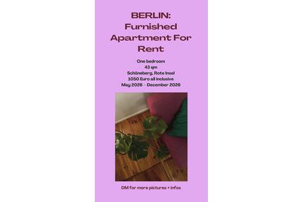 Furnished Flat for Rent in Schöneberg May-Dec '26 - Berlin Neukölln