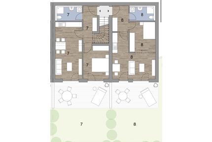 Wohnung 8 mit Garten - 800,00&nbsp;EUR Kaltmiete, ca.&nbsp; 42,00&nbsp;m&sup2; in Deggendorf (PLZ: 94469)