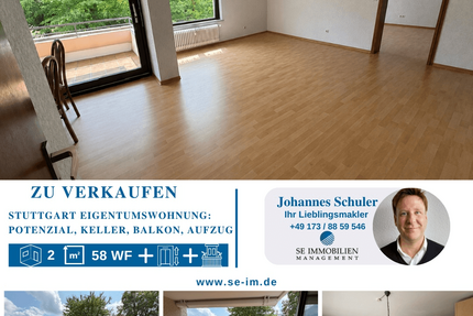 Wohnung zum Kaufen in Stuttgart 173.420,00 € 58 m²
