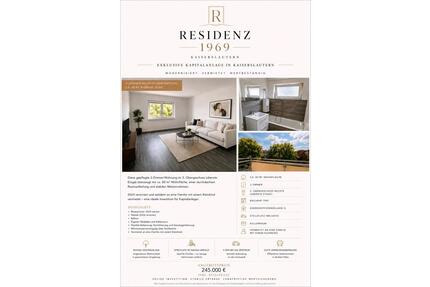 3-Zimmer-Wohnung in Kaiserslautern | Residenz 1969
