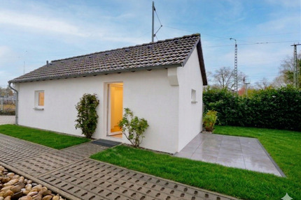 Tiny House in Darmstadt, kleines Haus Terrasse, kernsaniert NEU