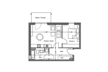 Barrierearme ETW m. Balkon & Tiefgarage am Stadtgarten von Privat - Gelsenkirchen Gelsenkirchen-Mitte
