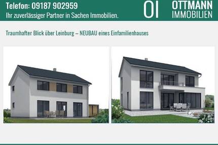 NEUBAU eines modernen Einfamilienhauses mit wundervollem Blick - Leinburg