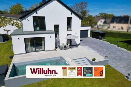 Premium-Traumhaus (2024) mit Salzwasserpool | 205 m² Wohnfläche | 2.150 m² Grundstück - Wiedemar