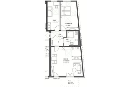 Moderne 3-Raum-Wohnung (Baujahr 2020) mit WBS in Schleiz –